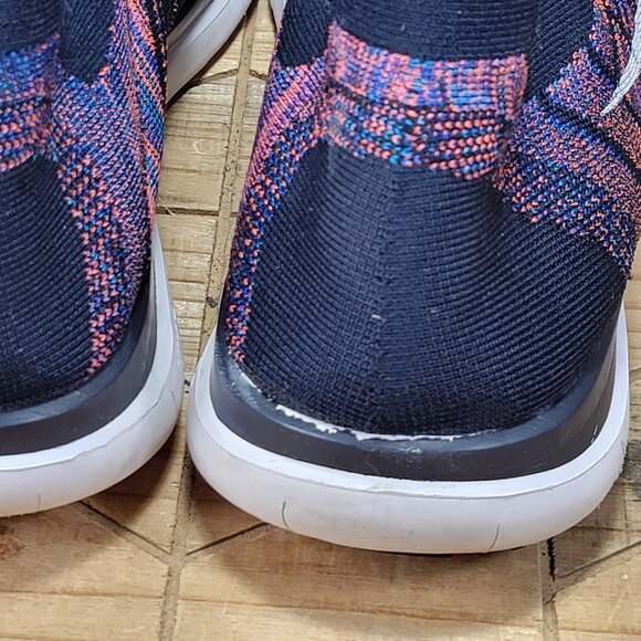 🔥 Nike Free 4.0 Flyknit Mens Dark Obsidian Low Top Running Shoes Mens Size 14 - Picture 8 of 12